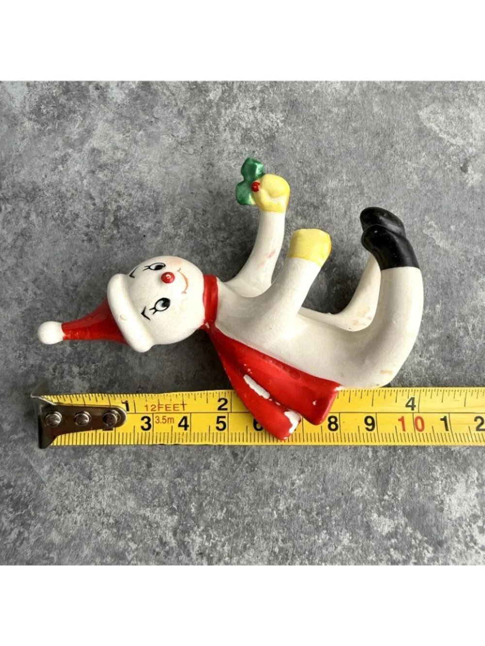 Holt Howard Snowman w/ Santa Hat Candle Climber Hugger Japan 50's